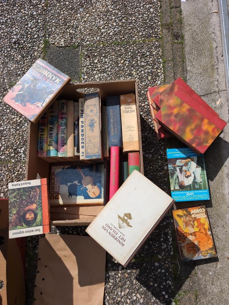 Doos oude boeken, Ophalen, Gelezen