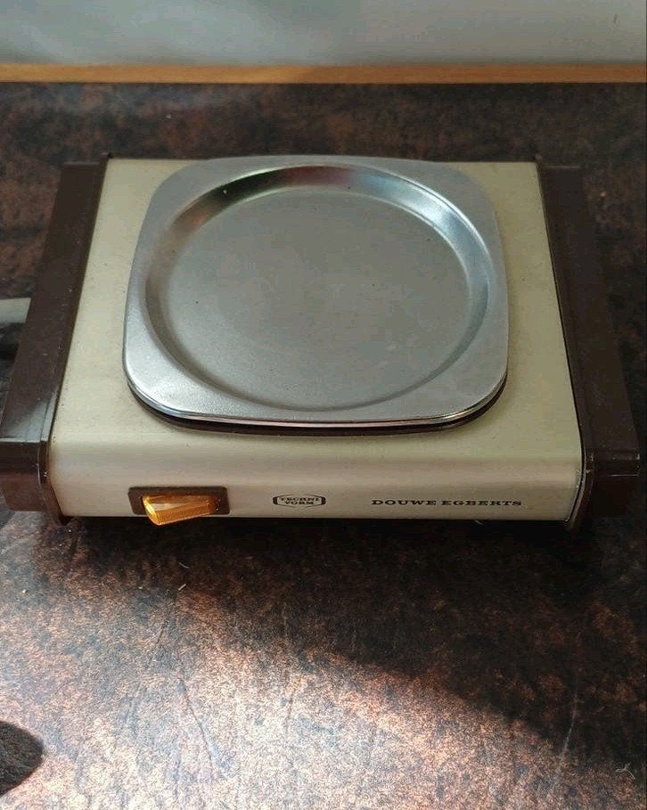 Vintage DE warmhoudplaatje goed werkend moccamaster, Ophalen of Verzenden