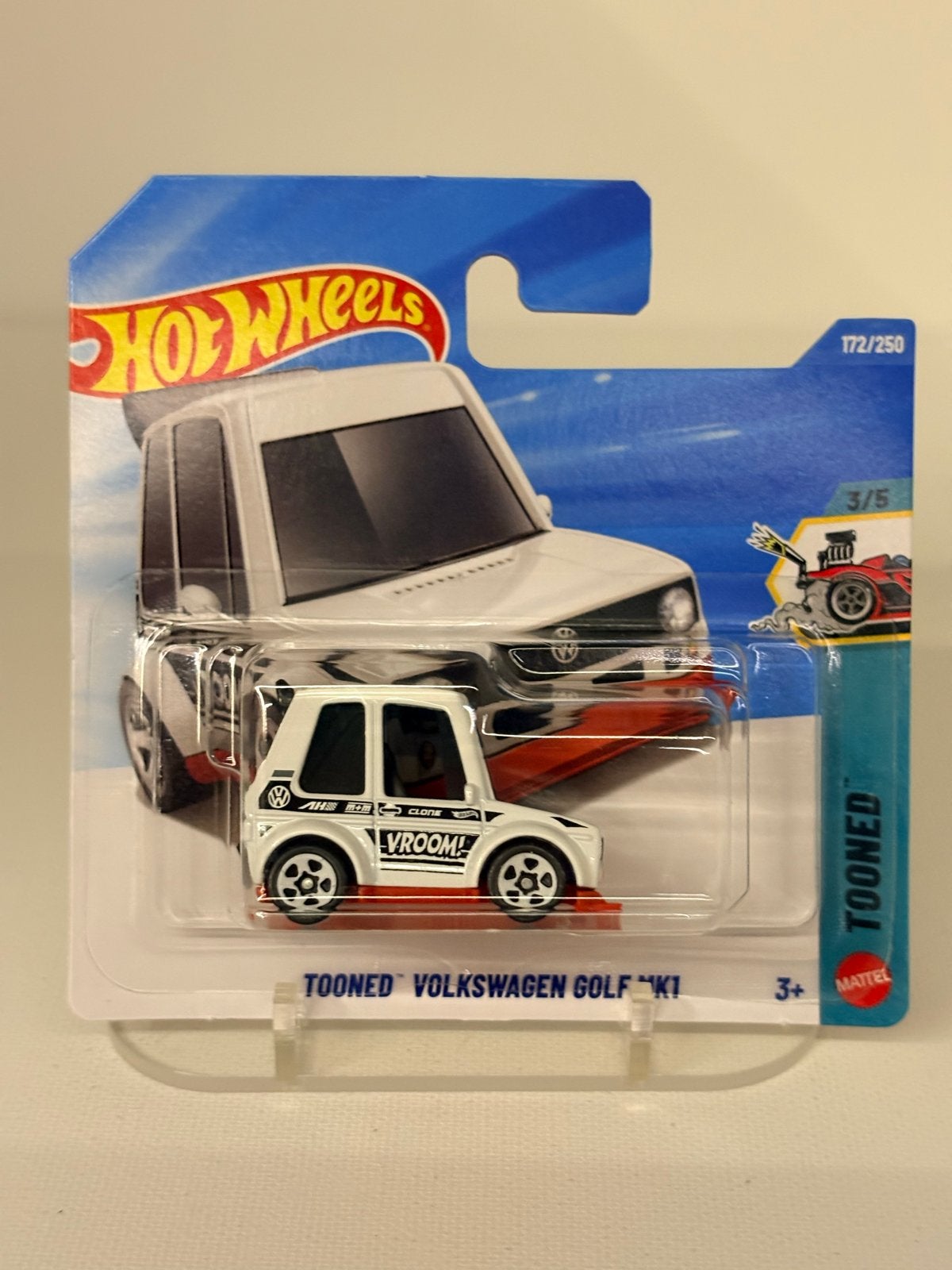 Hot Wheels 2026 Tooned Volkswagen Golf MK1, Hobby en Vrije tijd, Modelauto's | Overige schalen, Auto, Nieuw, Ophalen of Verzenden