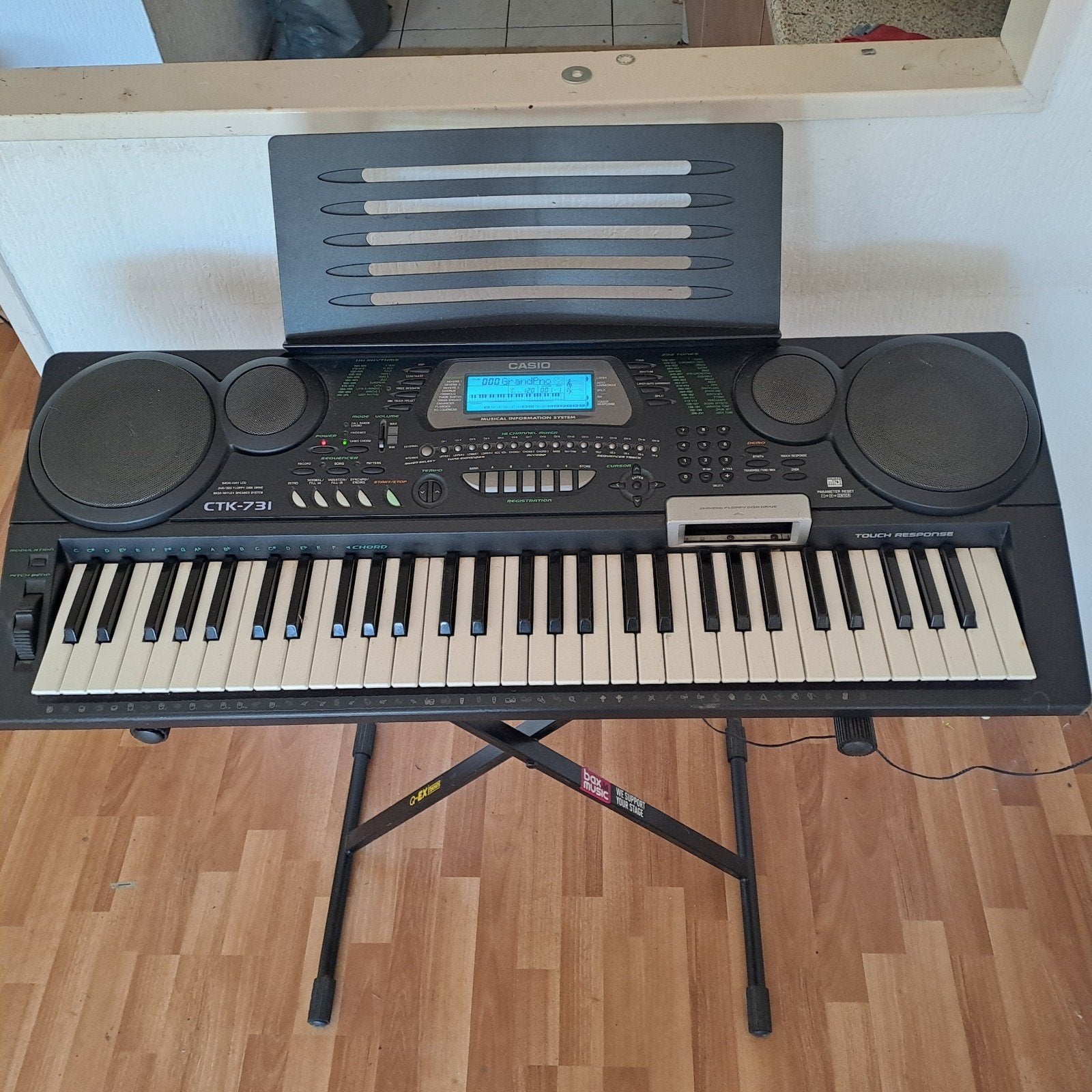 Casio  keyboard  CTK-731, Ophalen, Gebruikt, Casio