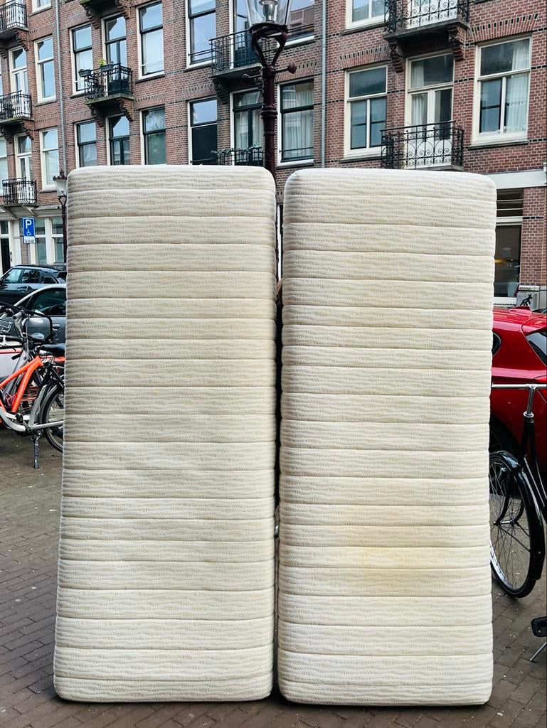 Twee Auping Adagio Pocket matrassen 80 x 200, Gebruikt, Eenpersoons, Ophalen of Verzenden, 80 cm