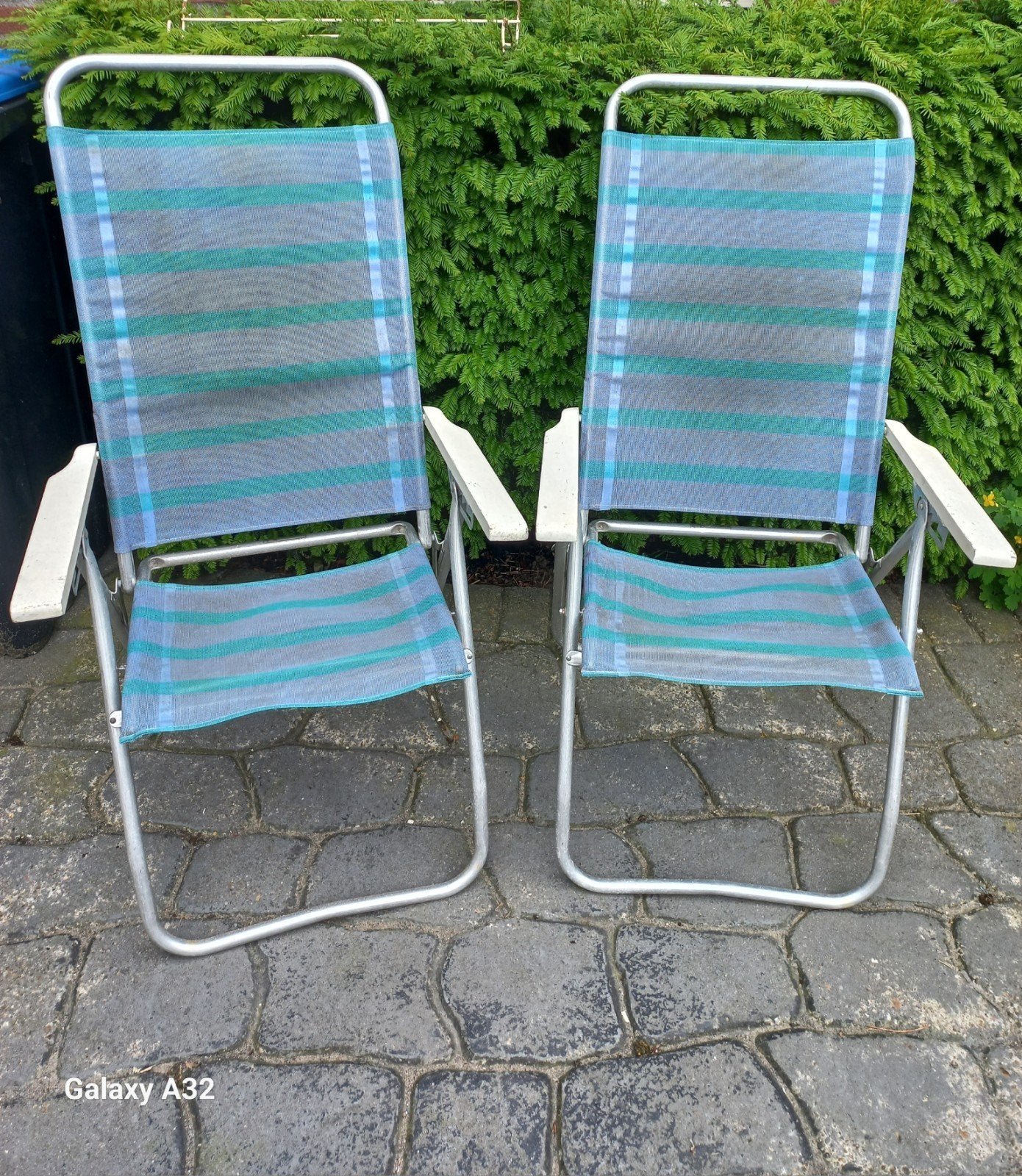 Inklapbare lichtgewicht campingstoelen, Caravans en Kamperen, Ophalen, Gebruikt, Campingstoel