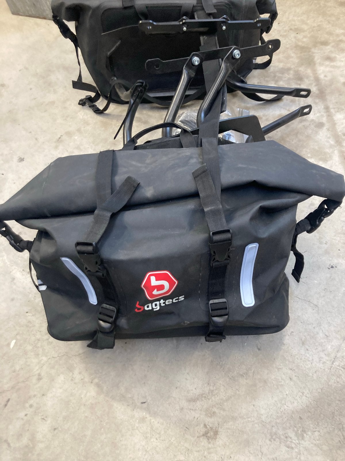 Bagtec motortassen met rek Tenere 700, Ophalen, Gebruikt