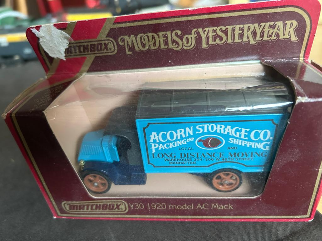 Matchbox, Models of Yesterday, AC Mack, Ophalen of Verzenden, Zo goed als nieuw, Bus of Vrachtwagen, Matchbox
