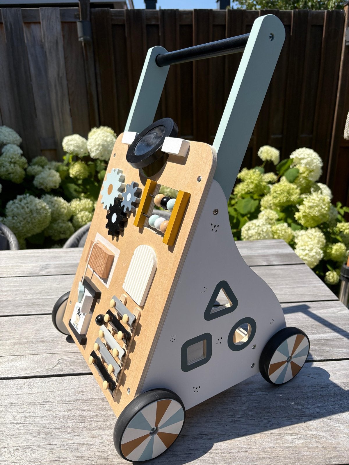 Petit Amelie Interactieve Loopkar met Vormenstoof, Ophalen, Zo goed als nieuw, Overige typen, Met wieltjes