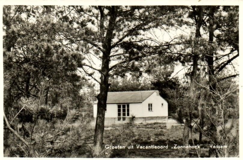 Groeten uit Vacantieoord Zonnehoek, Vessem - 1956 gelopen, Ophalen of Verzenden, 1940 tot 1960, Gelopen, Noord-Brabant