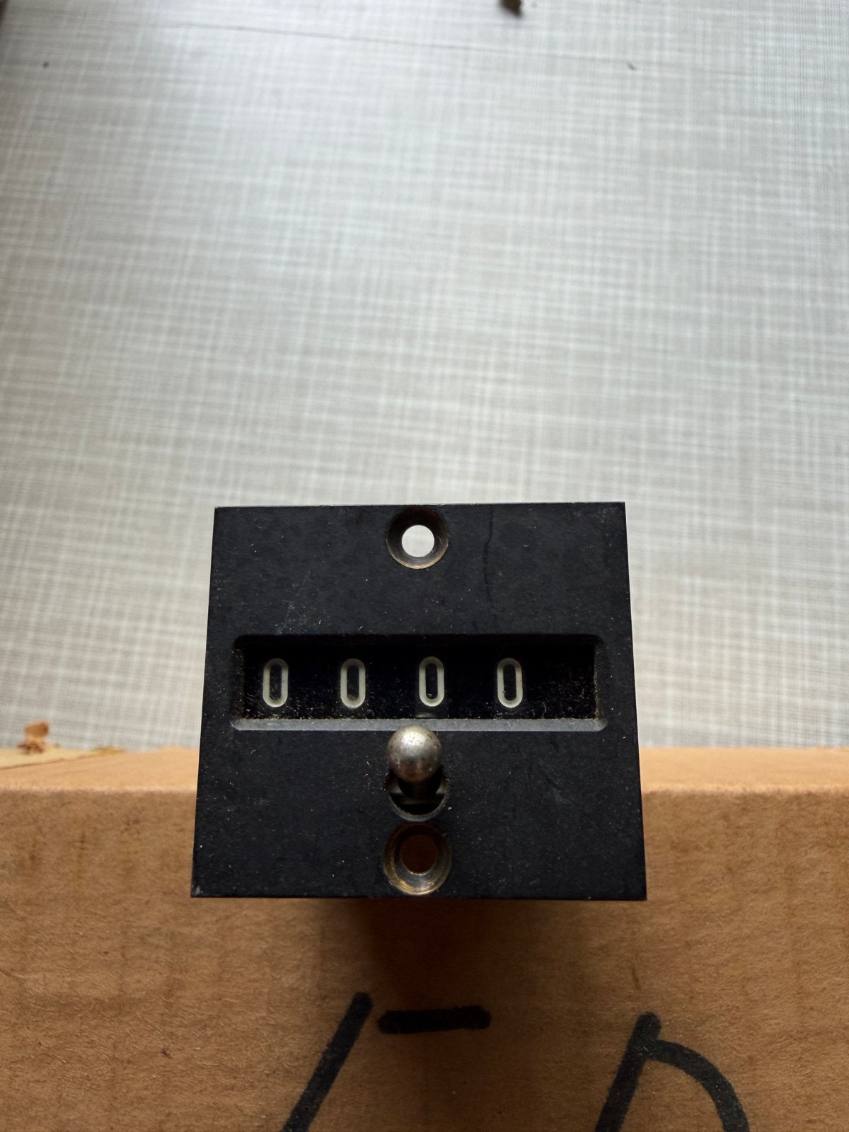 Vintage SODECO Genève 4-cijferige impulsteller 24V, Ophalen of Verzenden, Gebruikt