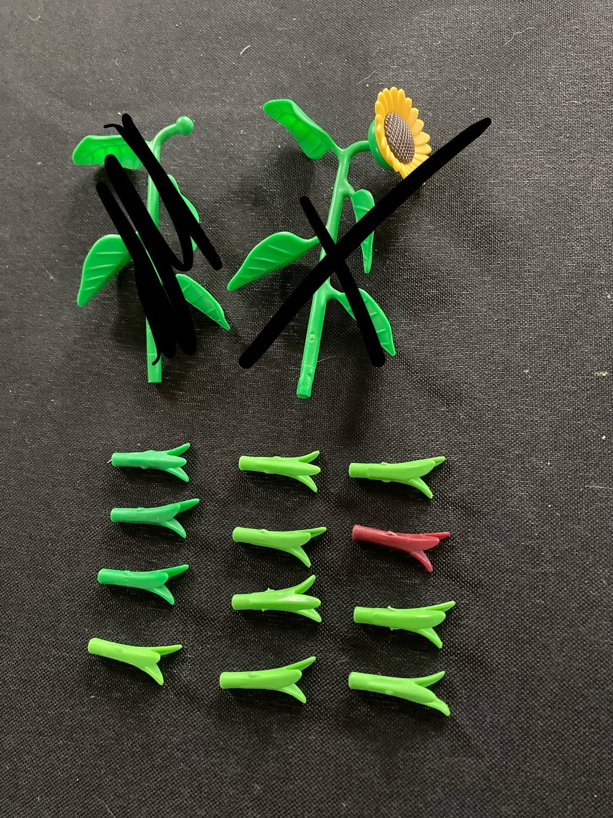 Playmobil kleine plant stukjes., Kinderen en Baby's, Ophalen of Verzenden, Zo goed als nieuw