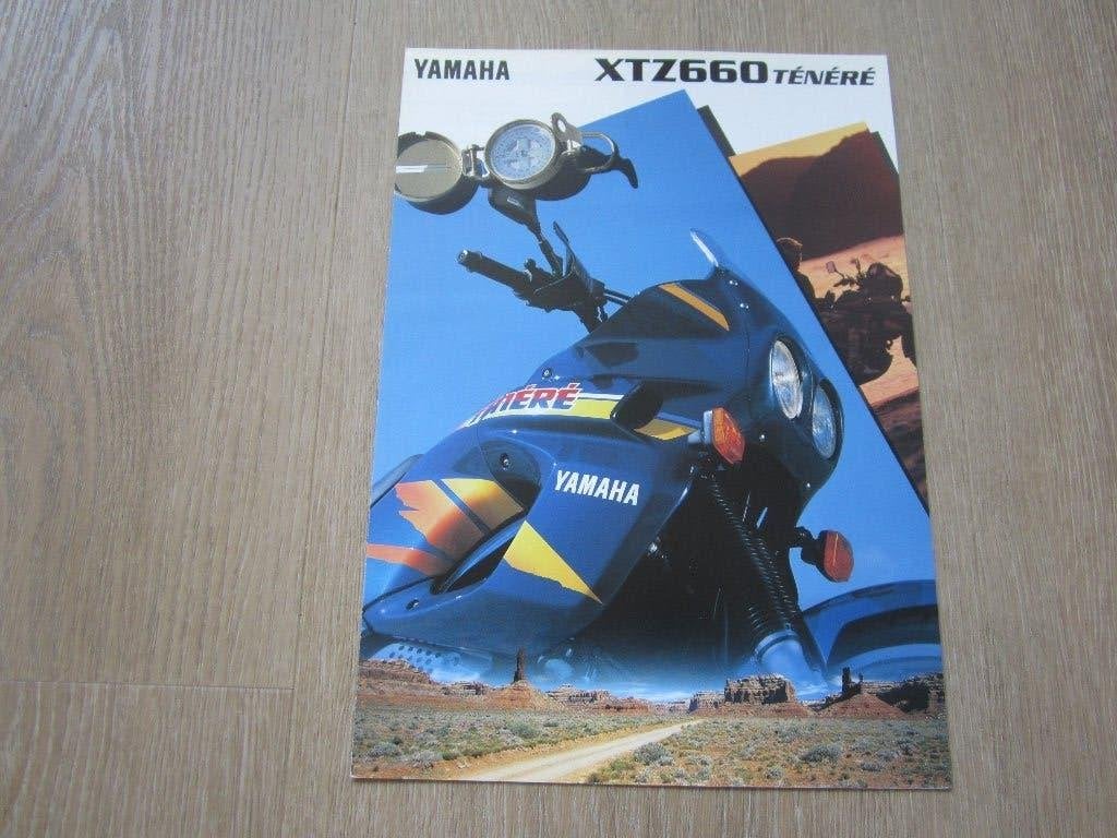 Yamaha XTZ 660 Tenere brochure folder 1996, Ophalen of Verzenden, Yamaha