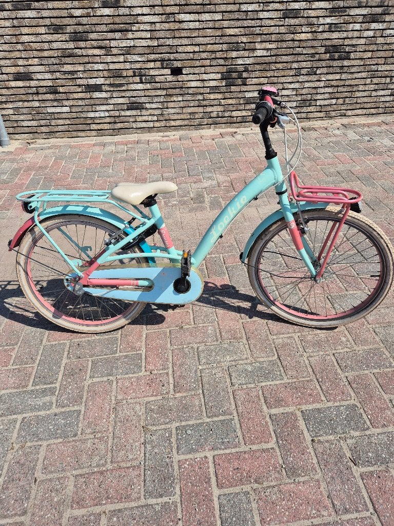 Meisjesfiets Loekie, Fietsen en Brommers, Fietsen | Meisjes, Ophalen, Gebruikt, 22 inch, Versnellingen
