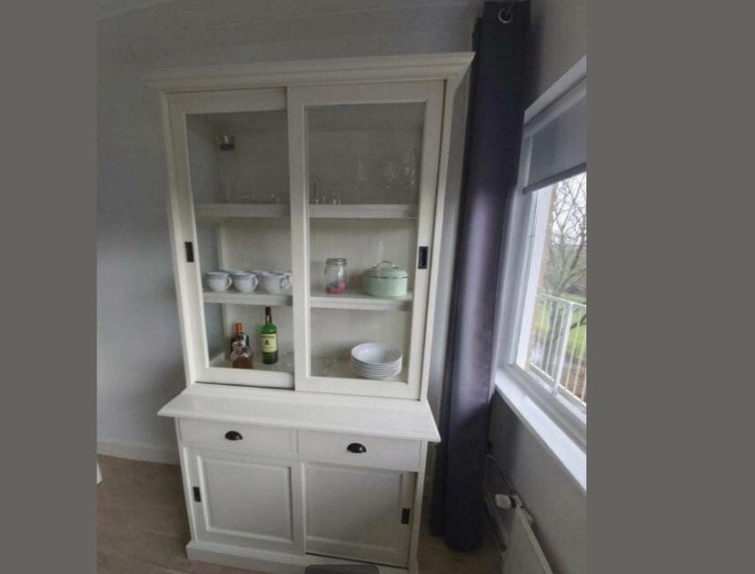 Buffetkast, Huis en Inrichting, Kasten | Buffetkasten, Ophalen, 200 cm of meer, Zo goed als nieuw, 25 tot 50 cm