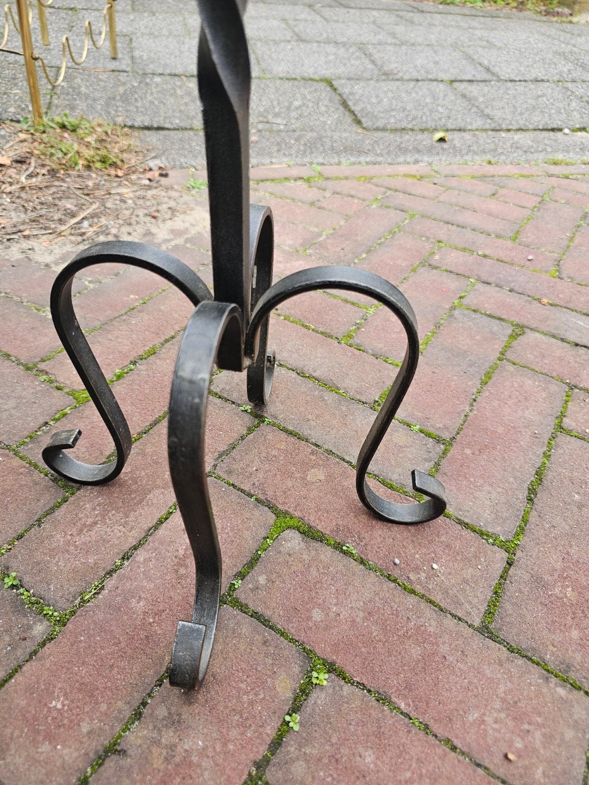 Smeedijzeren kandelaar, vloerkandelaar, Ophalen of Verzenden