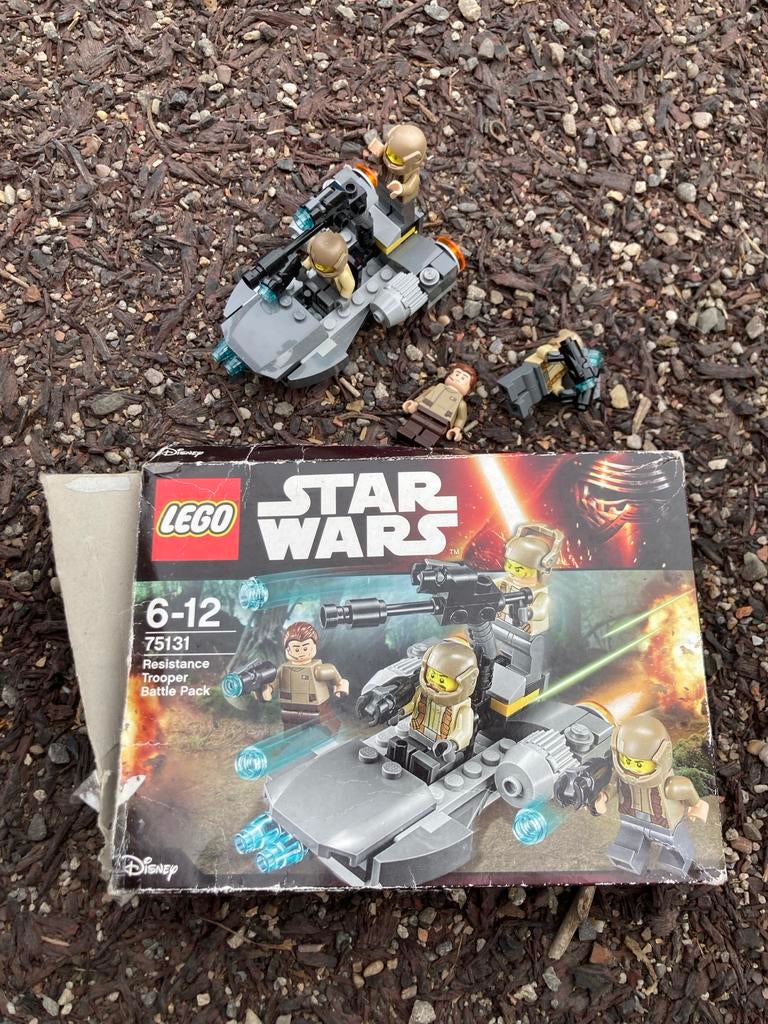 Lego Star Wars 75131 Resistance Trooper Battle Pack, Gebruikt, Star Wars, Lego, Ophalen of Verzenden