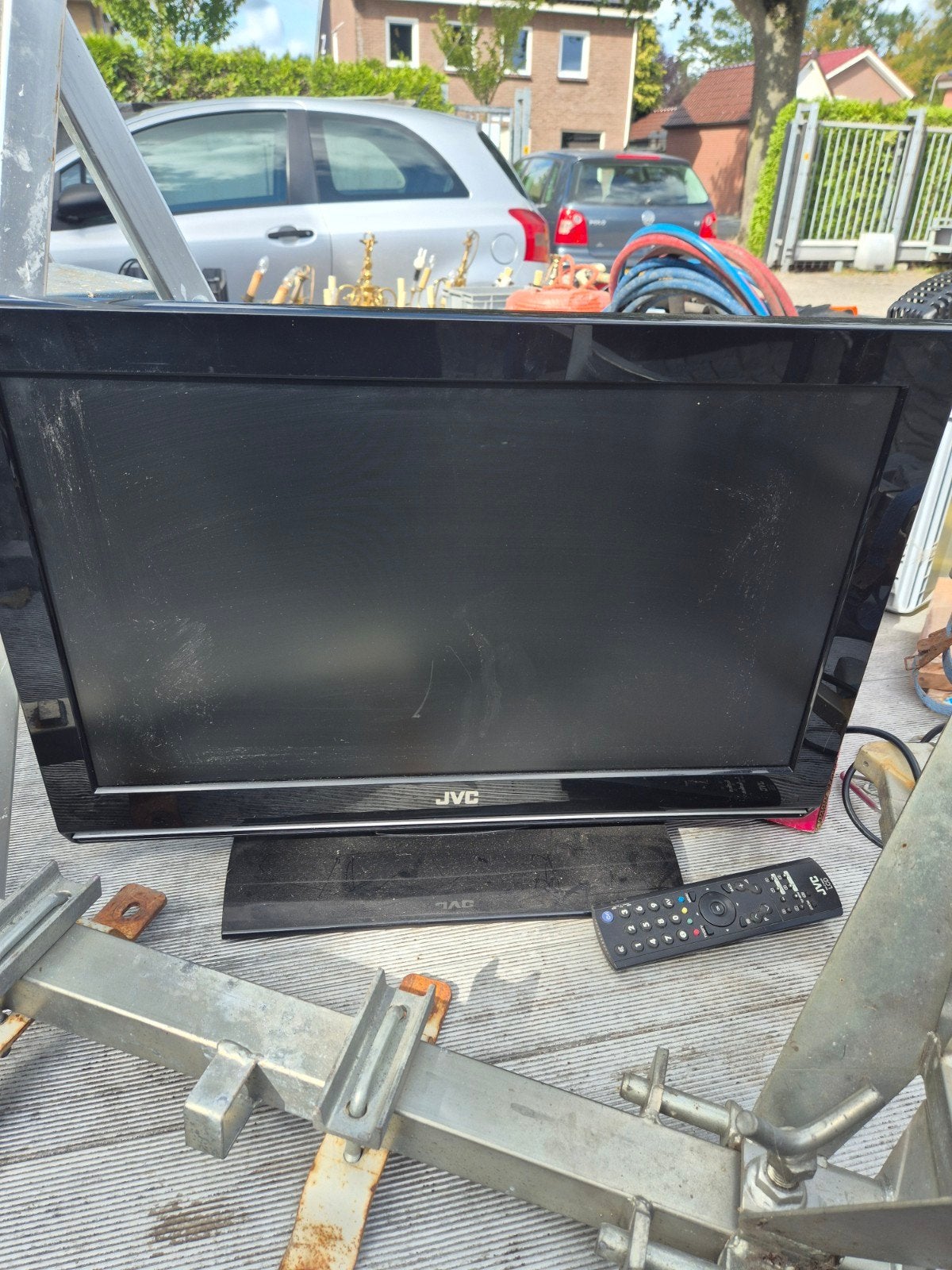 JVC TV met afstandsbediening - Gebruikt, Gebruikt, LCD, Minder dan 40 cm, Ophalen