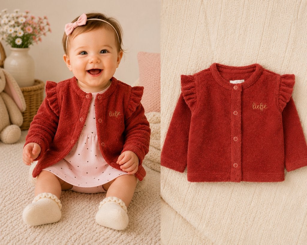 Vest Noppies Marcy Bossa Nova maat 56 NIEUW, Kinderen en Baby's, Babykleding | Maat 56, SO, Nieuw, Info@juniorcompany.nl, Noppies