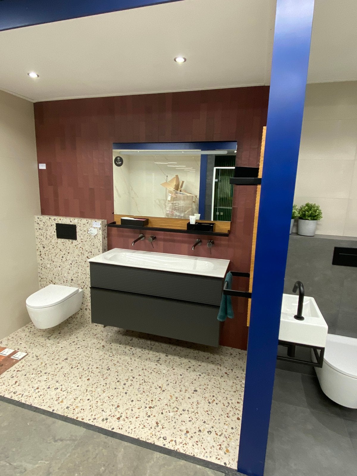 Showroom meubel Burgbad 120 cm kleur mat grafiet, Ophalen, Zo goed als nieuw