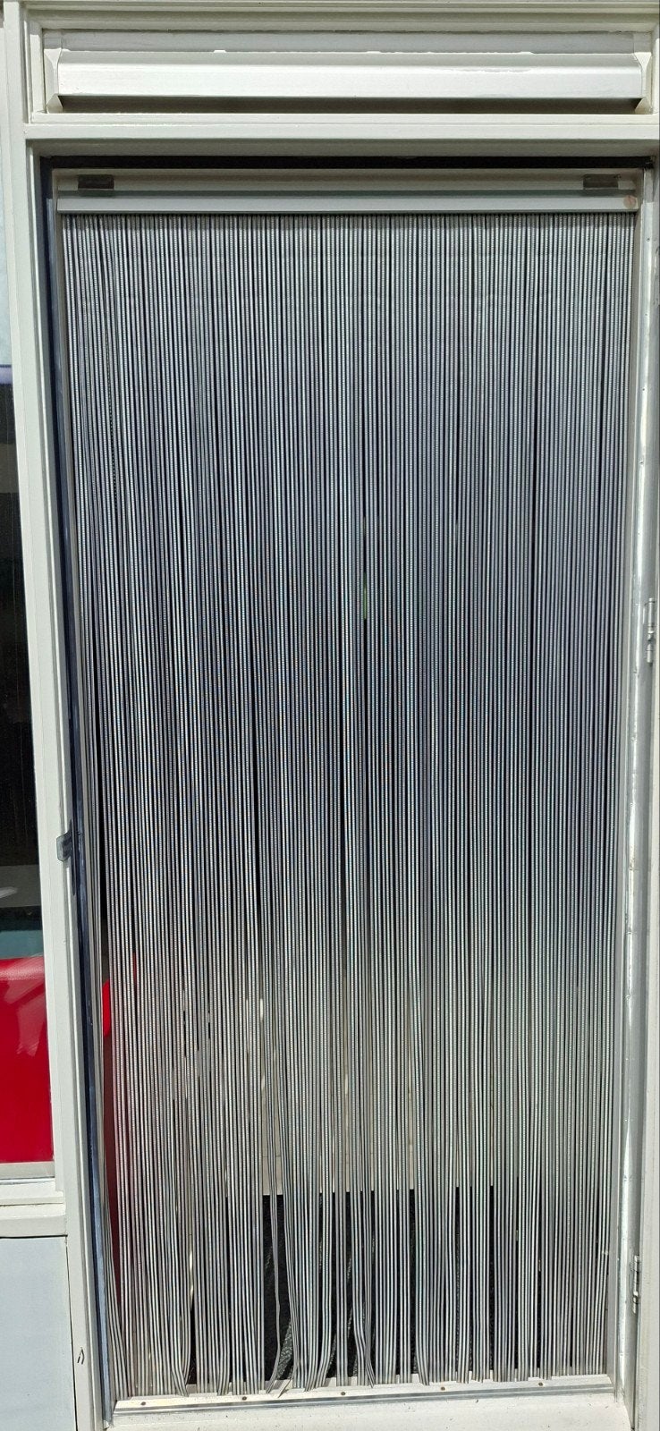 Degor Deurgordijn 90x203 cm - zgan, Overige merken, Ophalen of Verzenden, Kunststof, Zwart