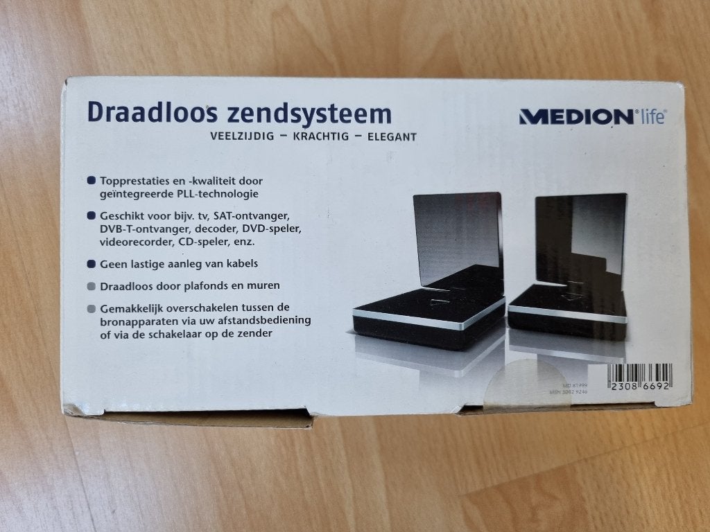 Draadloos zendsysteem nieuw in verpakking, Ophalen of Verzenden, Nieuw