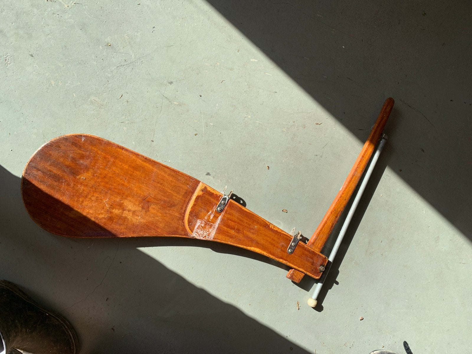 Houten roer voor kleine boot of bijboot, Ophalen of Verzenden, Gebruikt, Overige typen