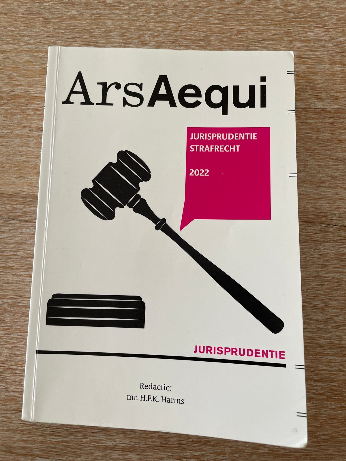 Ars Aequi Jurisprudentie Strafrecht 2022, Boeken, Studieboeken en Cursussen, Zo goed als nieuw, WO, Gamma, Ophalen of Verzenden