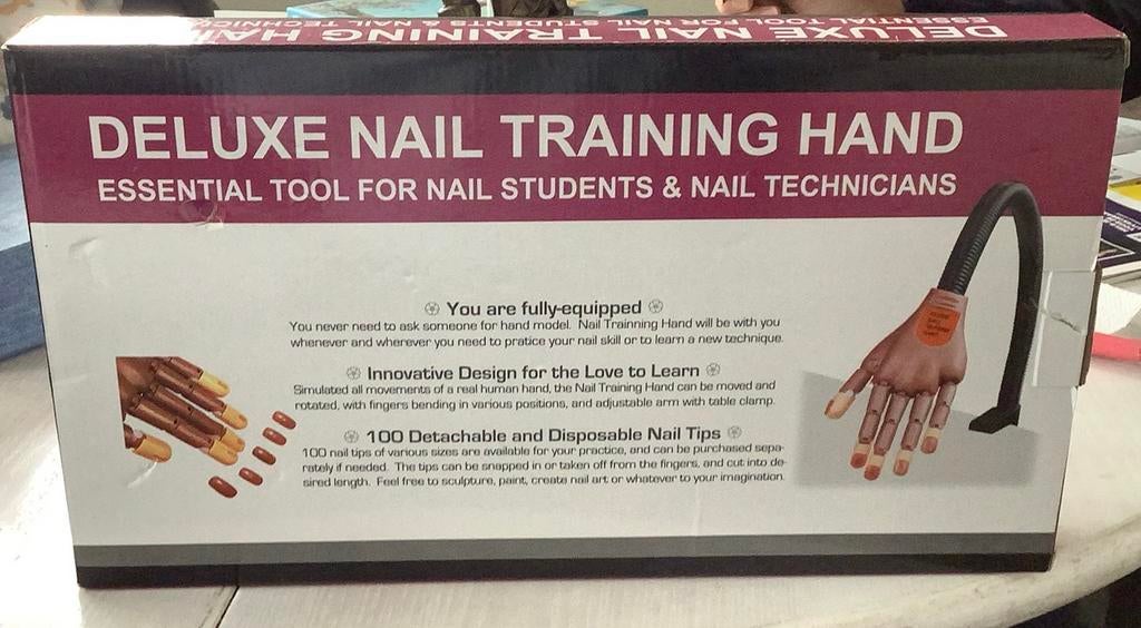 Nail Trainer Oefenhand - Nagel oefenhand - Gelnagels, Ophalen of Verzenden, Zo goed als nieuw