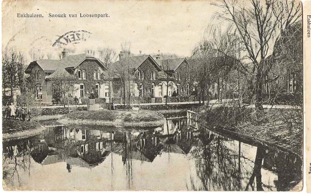 Enkhuizen-207 Park, Verzenden, Voor 1920, Gelopen, Noord-Holland