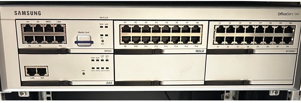 Samsung OfficeServ 7200 Telefooncentrale, Ophalen of Verzenden, Gebruikt, Overige typen