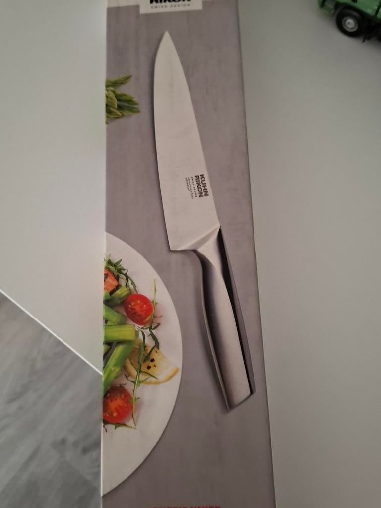 Nieuw Koksmes - Chefmes van Kuhn Rikon, Overige typen, Ophalen of Verzenden, Metaal, Overige merken