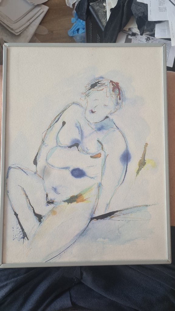 Kunstwerk gesigneerd M Scholtmeijer 1999, Antiek en Kunst, Ophalen of Verzenden, Ingelijst, Portret