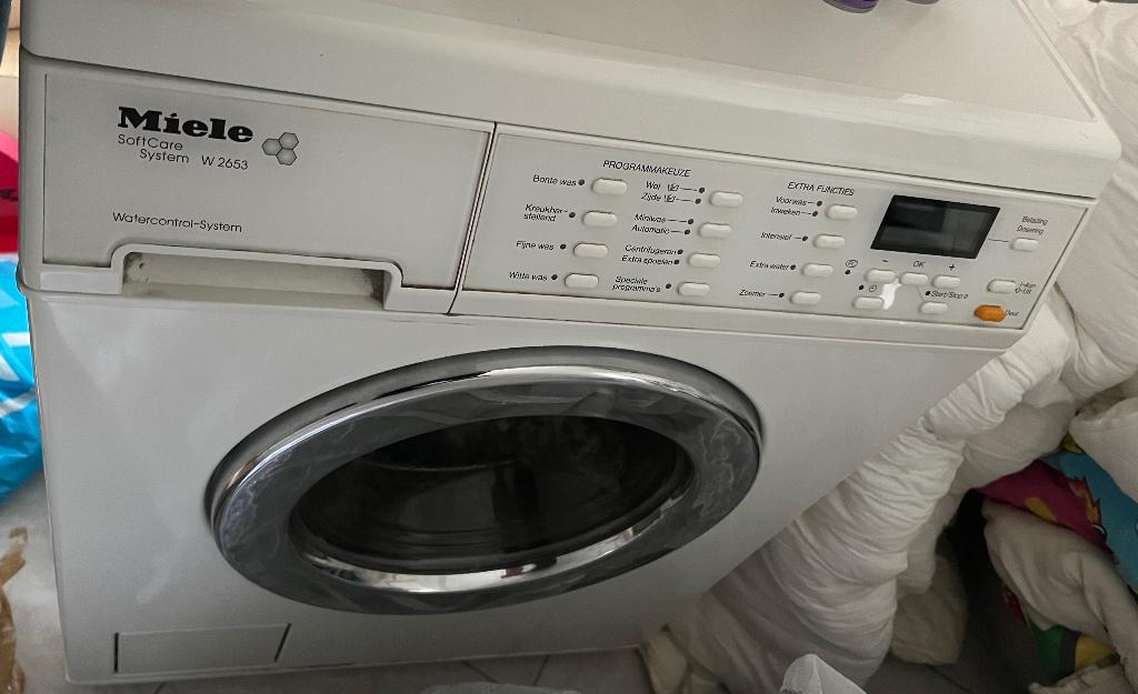 Wasmachine, Ophalen, Gebruikt, 1200 tot 1600 toeren, 85 tot 90 cm