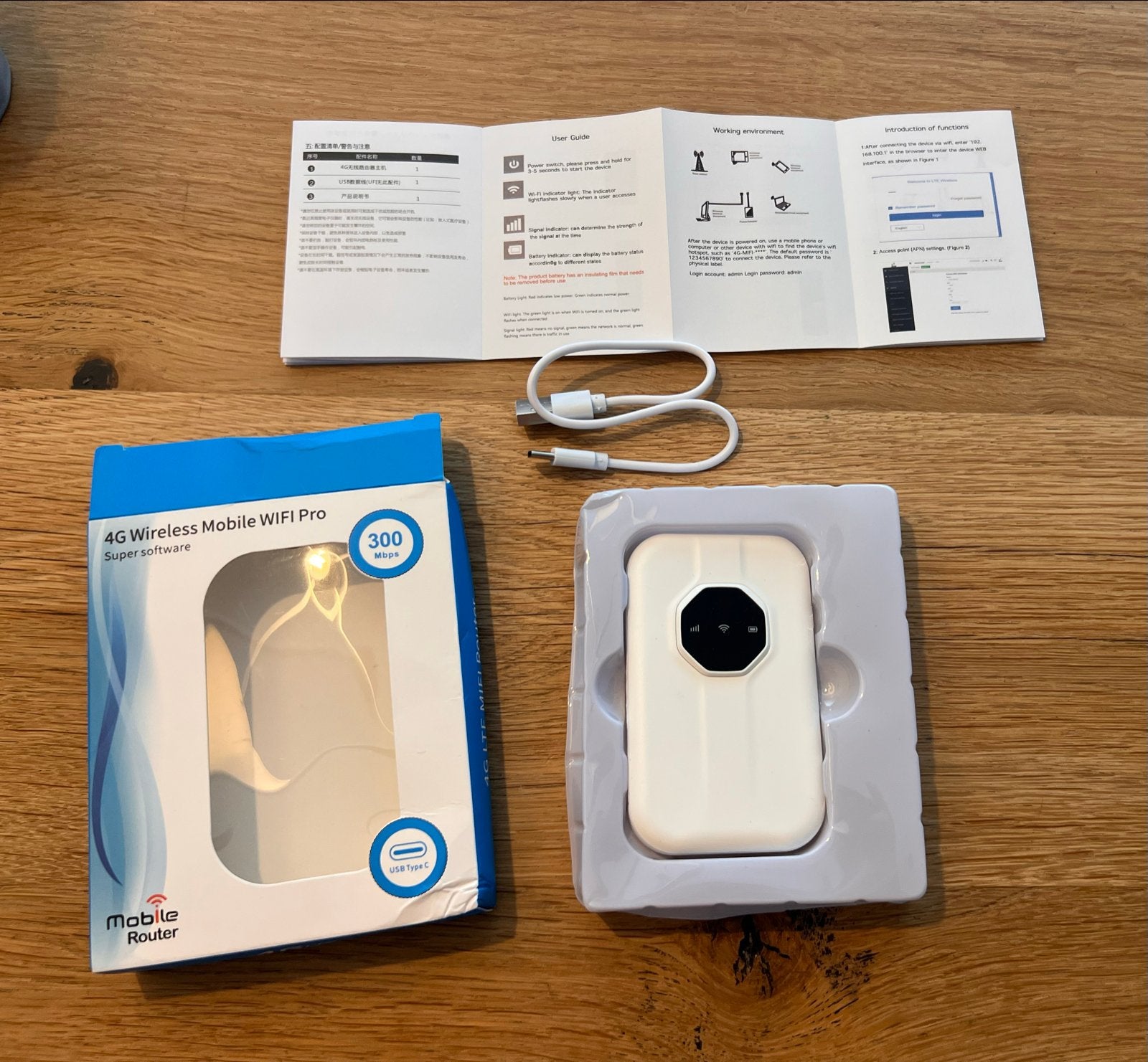 4G Draadloze Mobiele WiFi Pro Router 300 Mbps, Ophalen of Verzenden, Nieuw, Router
