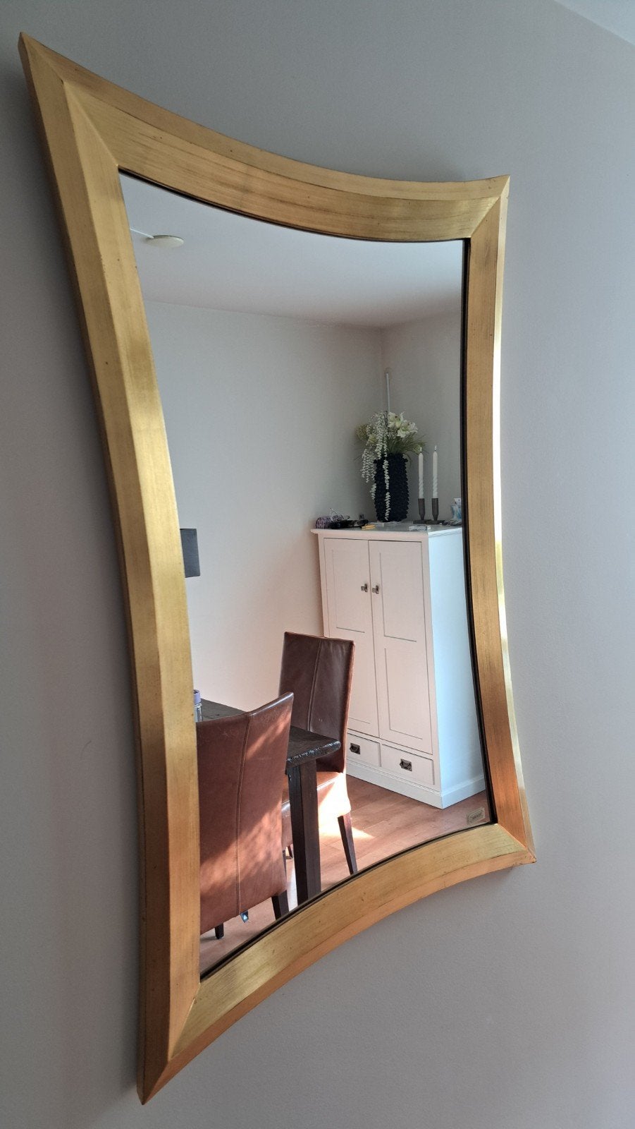 DEKNUDT wandspiegel  119 x 71, Huis en Inrichting, Ophalen, Zo goed als nieuw, Rechthoekig, Minder dan 100 cm