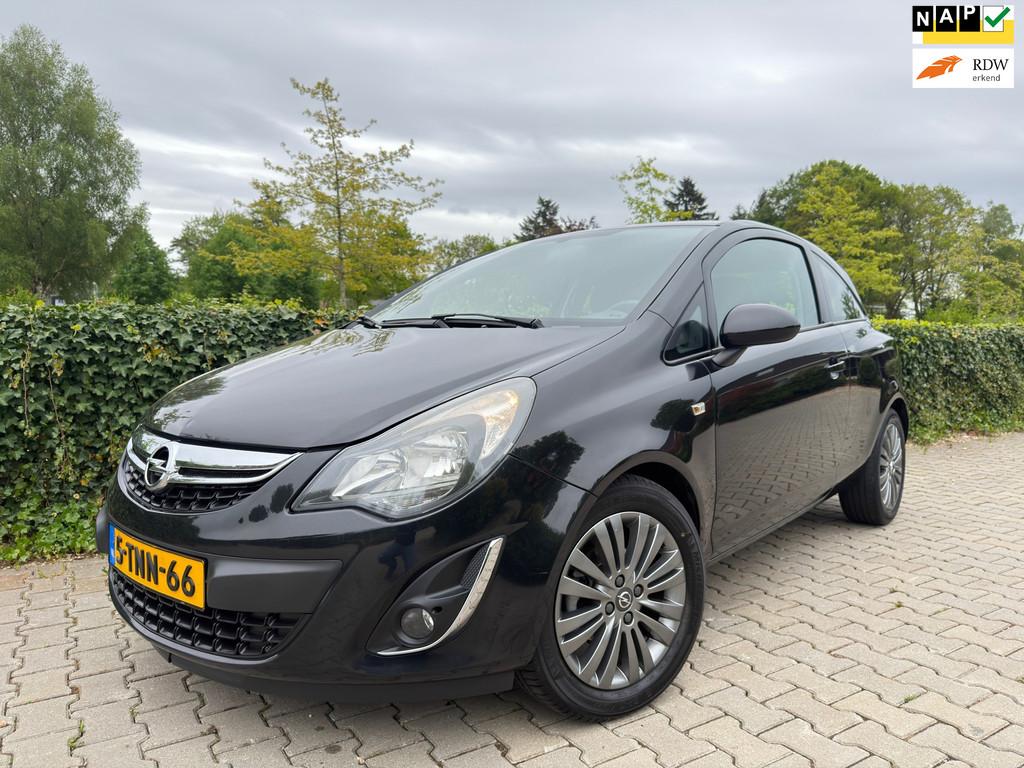 Opel Corsa 1.2 EcoFlex Design Edition LPG G3 , Airco / Cruis, Voorwielaandrijving, Euro 5, Gebruikt, Zwart