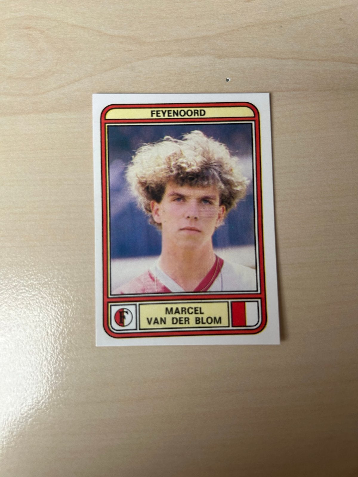 Panini Voetbal 80 Marcel van der Blom Feyenoord #86, Hobby en Vrije tijd, Stickers en Plaatjes, Ophalen of Verzenden, Zo goed als nieuw