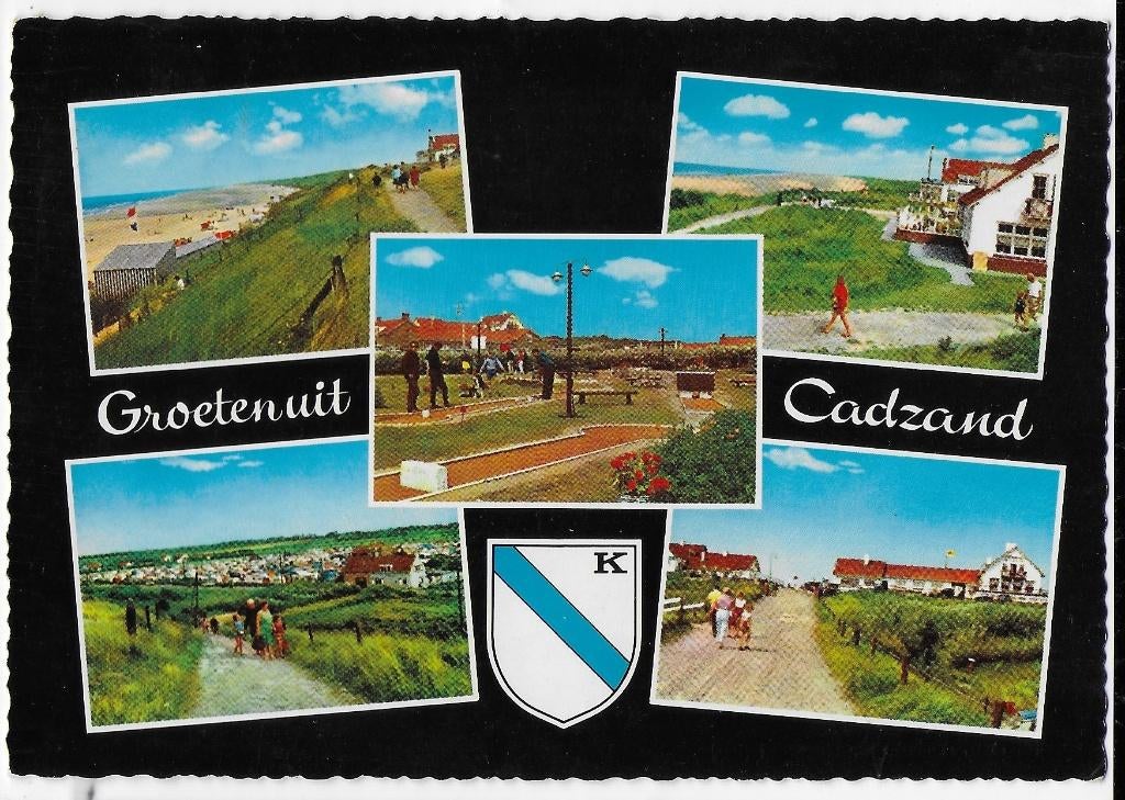 Cadzand gelopen ansichtkaart (a175), Ophalen of Verzenden, 1980 tot heden, Gelopen