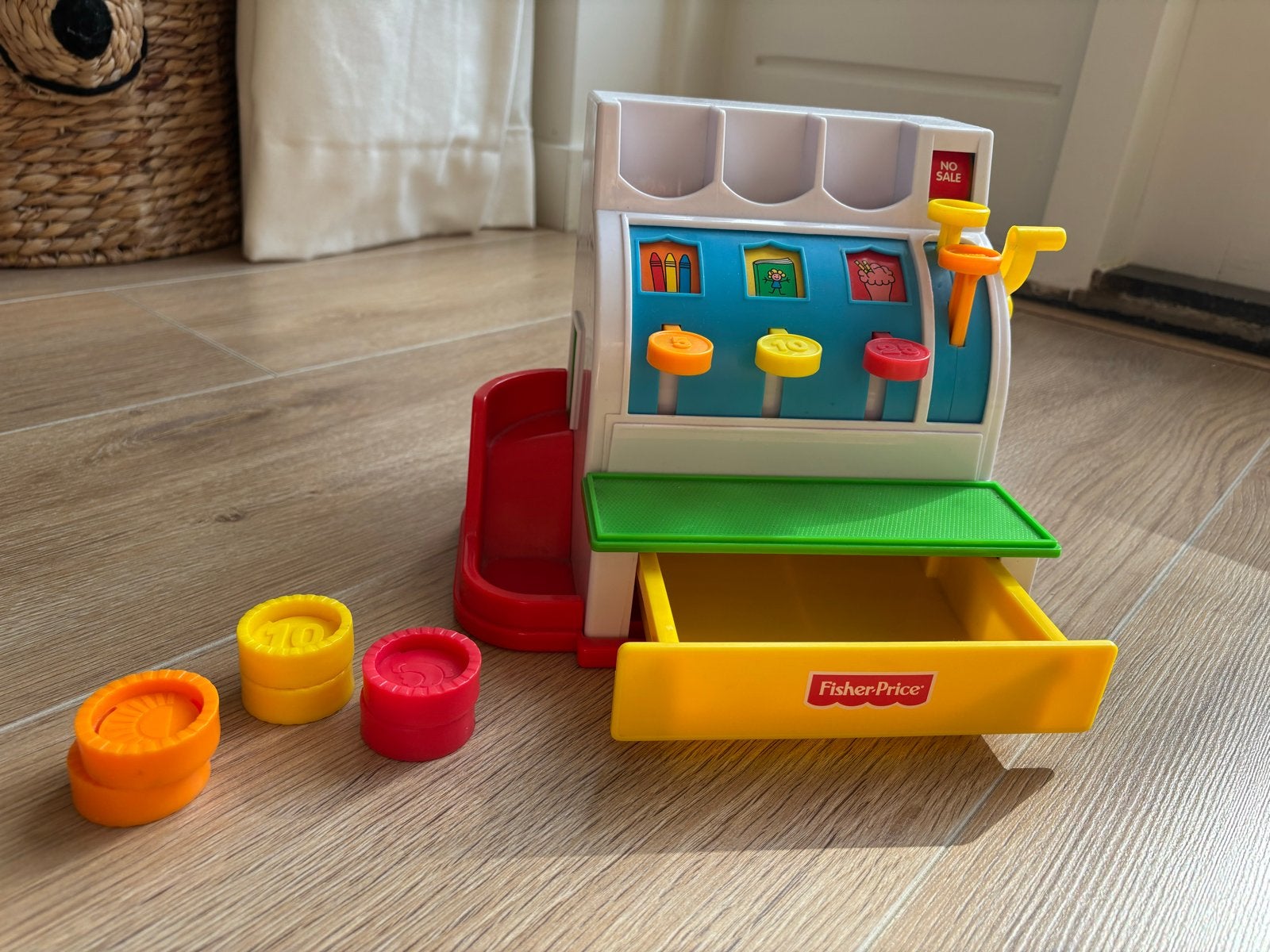 Fisher-Price Kassa, Ophalen, Gebruikt, Speelset, Met geluid