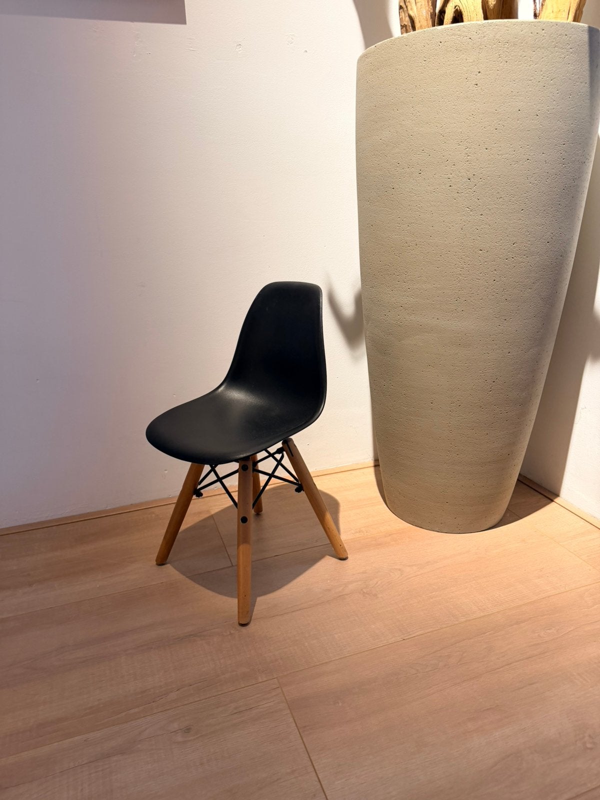 Kuipstoel kids zwart hout als nieuw!, Zwart, Ophalen of Verzenden, Zo goed als nieuw, Minder dan 10 m²