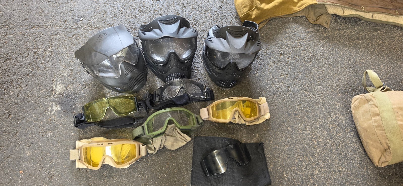 Airsoft en Paintball brillen en maskers, Ophalen of Verzenden