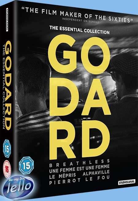 Blu-ray: Godard: The Essential Collection (1960-1965) UK NN, Ophalen of Verzenden, Nieuw in verpakking, Klassiekers