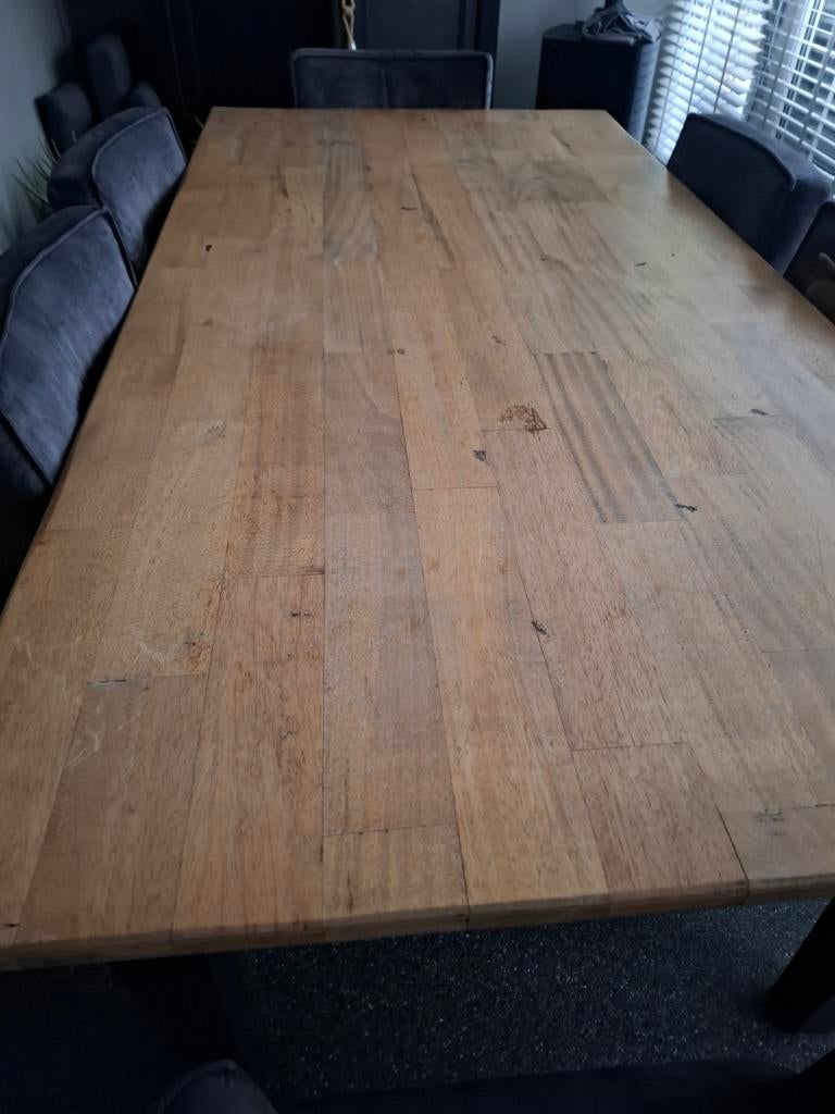 Eettafel, Ophalen, 100 tot 150 cm, 200 cm of meer, Zo goed als nieuw