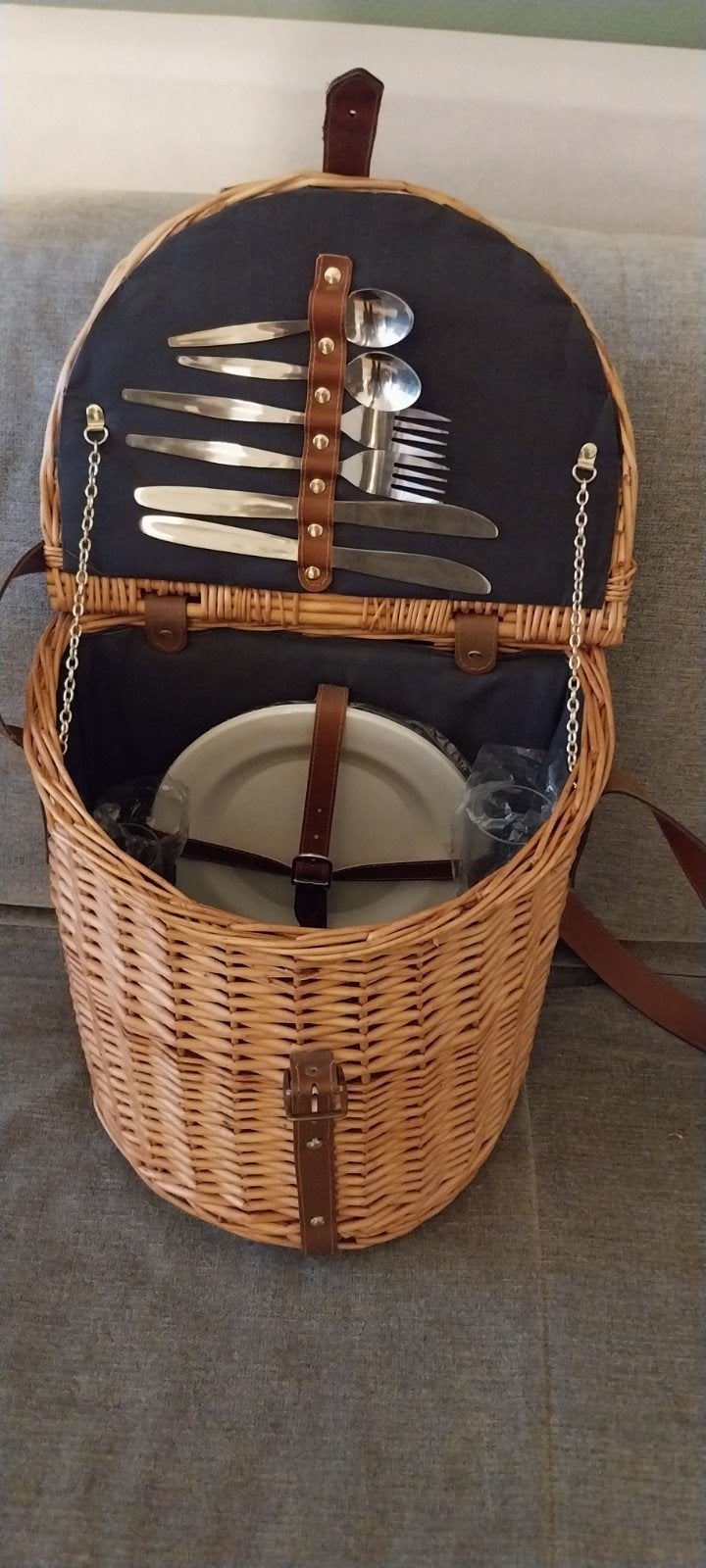 Te koop 2 persoons picknick mand.( nieuw), Ophalen, Nieuw