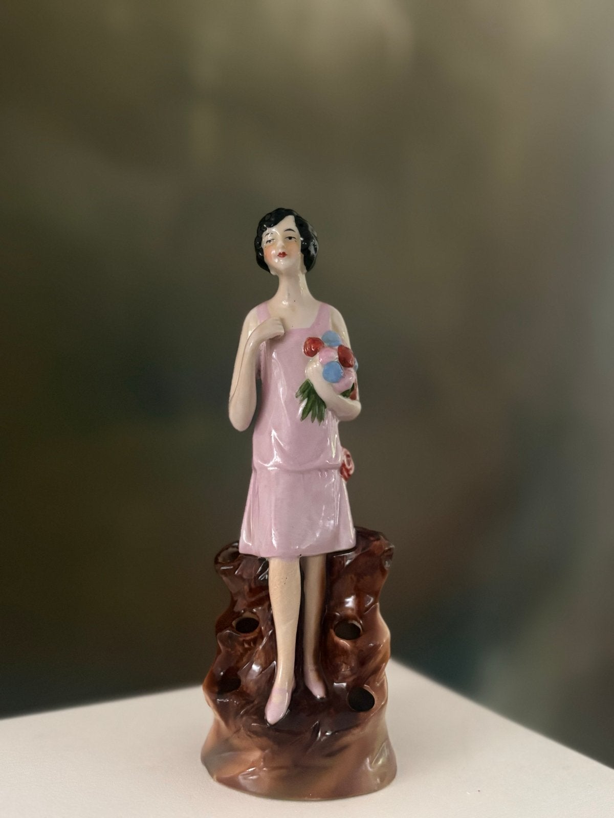 Art Deco Flapper Girl, Verzenden, Zo goed als nieuw, Overige typen