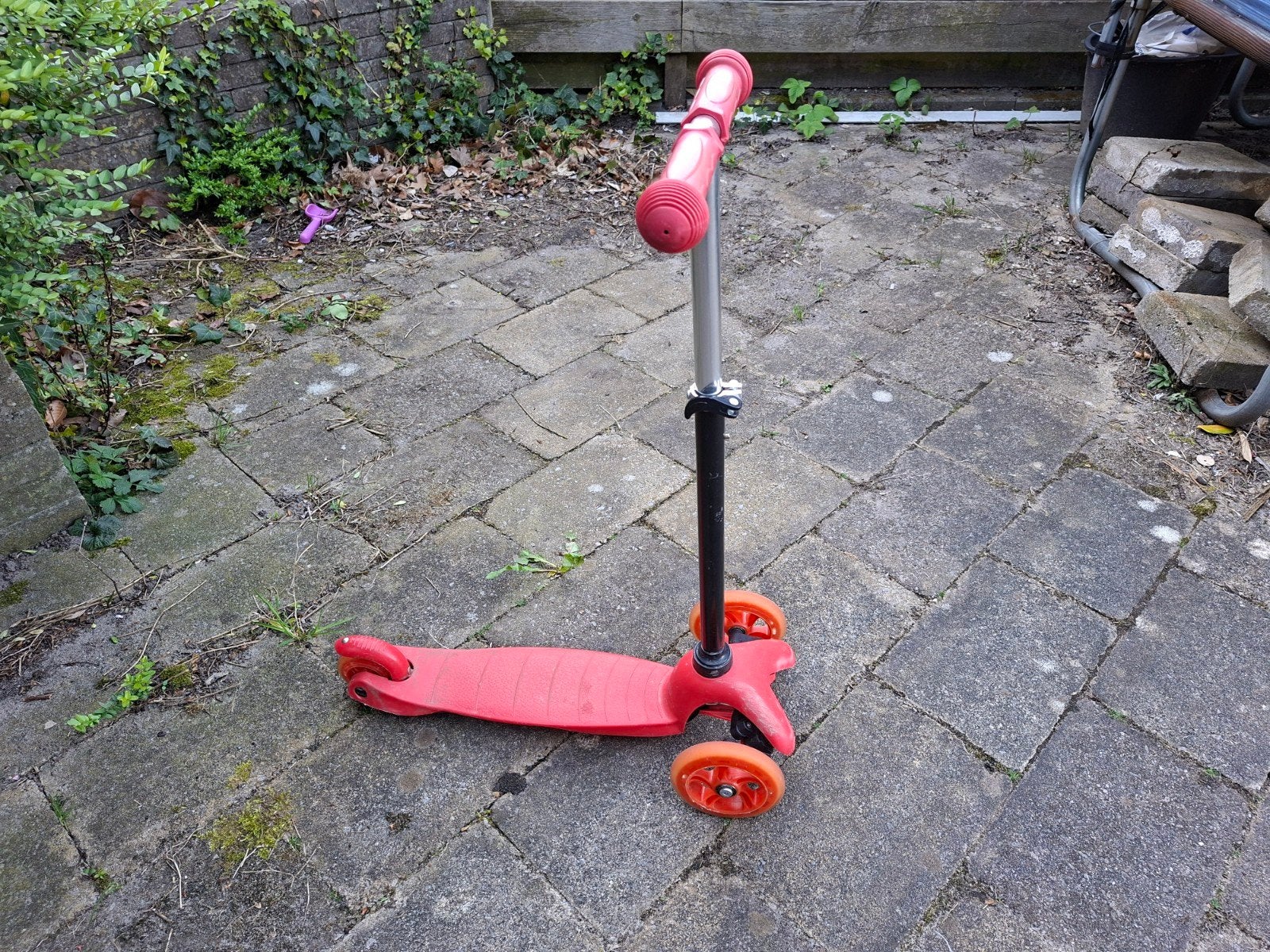 Stepje met 3 wielen (Rood), Ophalen, Gebruikt, Gewone step