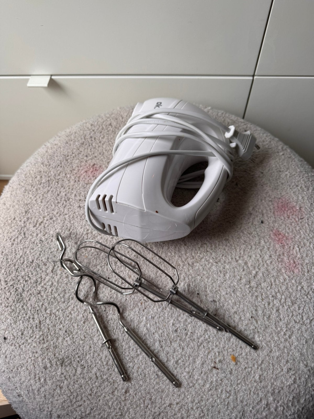 Handmixer, Witgoed en Apparatuur, Keukenmixers, Ophalen, Zo goed als nieuw, 3 snelheden of meer