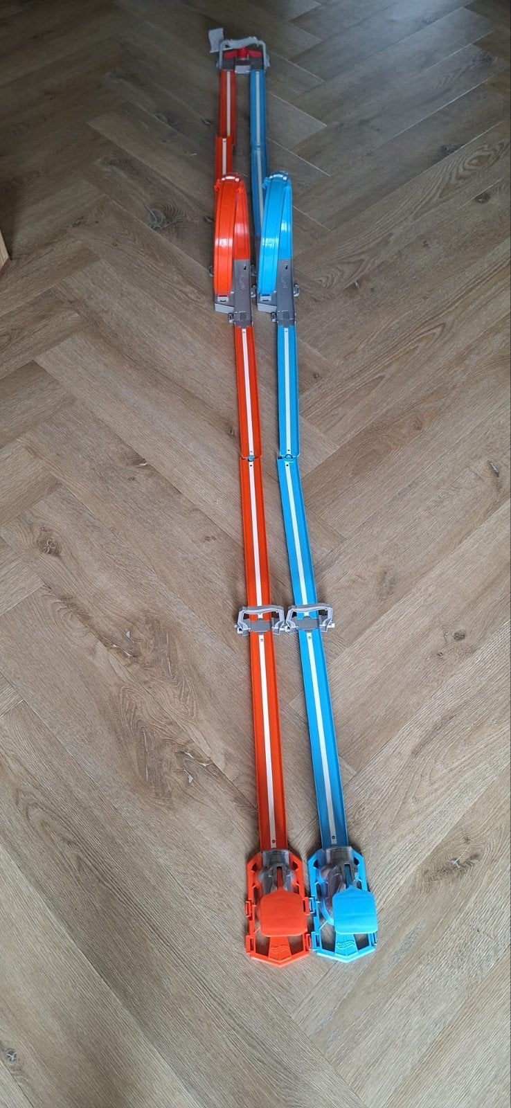 Hot Wheels Racebaan met Dubbele Looping, Kinderen en Baby's, Speelgoed | Racebanen, Ophalen of Verzenden
