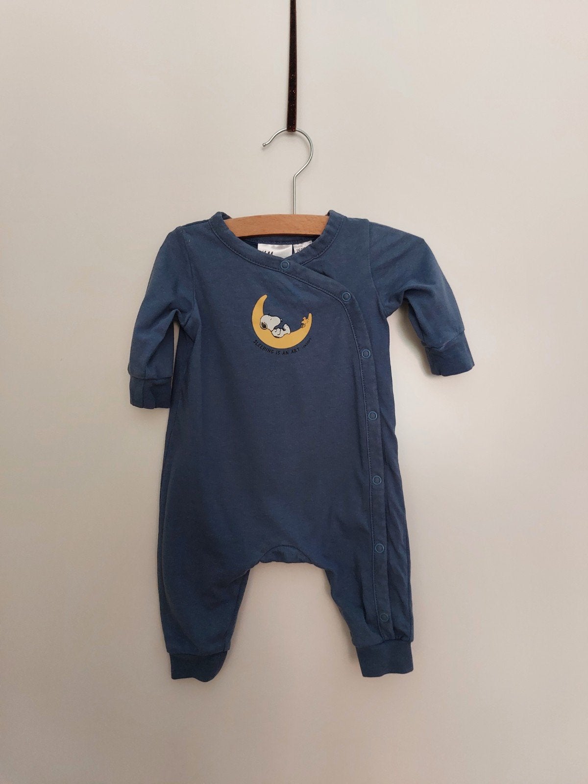 H&M Pyjama met Snoopy maat 56 z.g.a.n., Nacht- of Onderkleding, Jongetje of Meisje, H&M, Ophalen of Verzenden