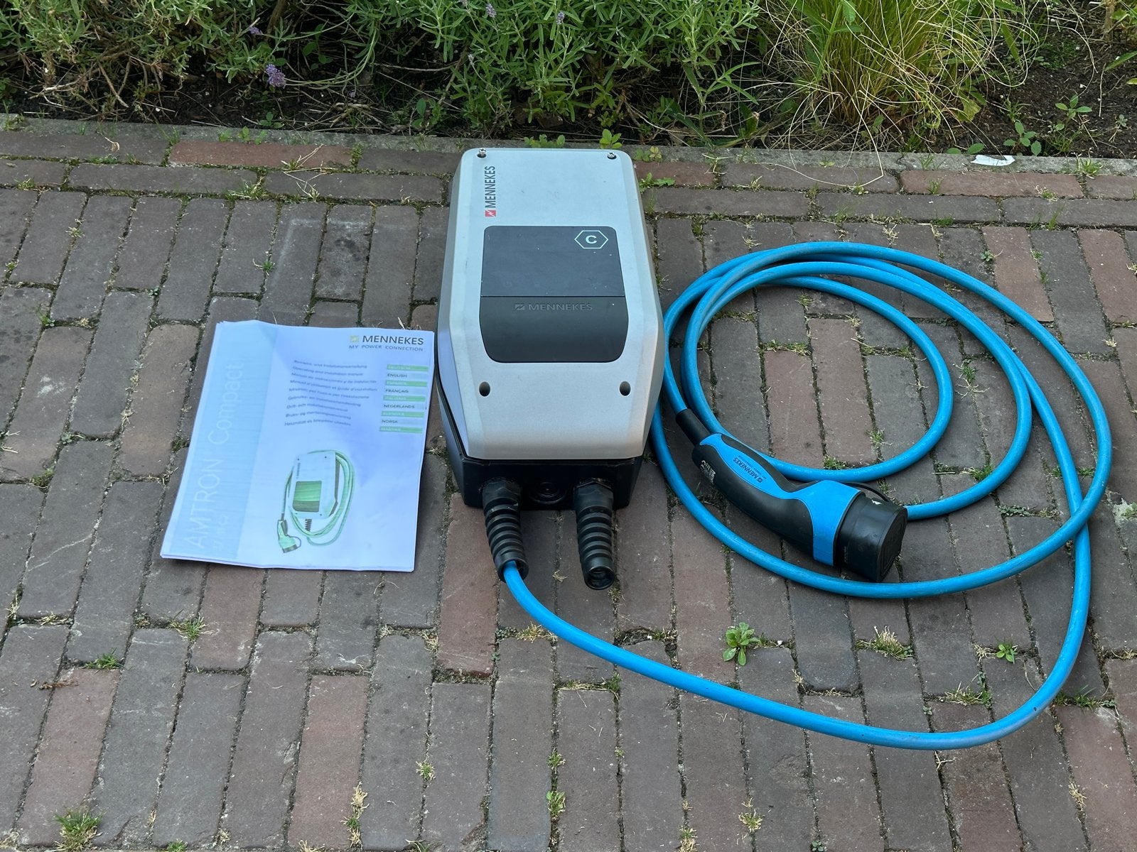 Mennekes AMTRON Compact 3.7 C2 Laadpaal met Laadkabel, Ophalen of Verzenden, Gebruikt, Laadpaal en Laadkabel