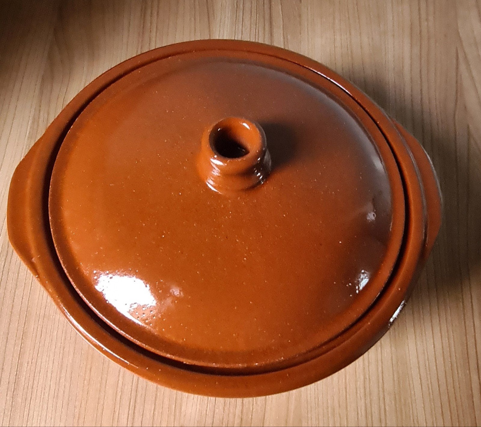 Aardewerken Tajine - Perfect voor Smaakvolle Gerechten, Met deksel, Tajine, Ophalen of Verzenden, Zo goed als nieuw