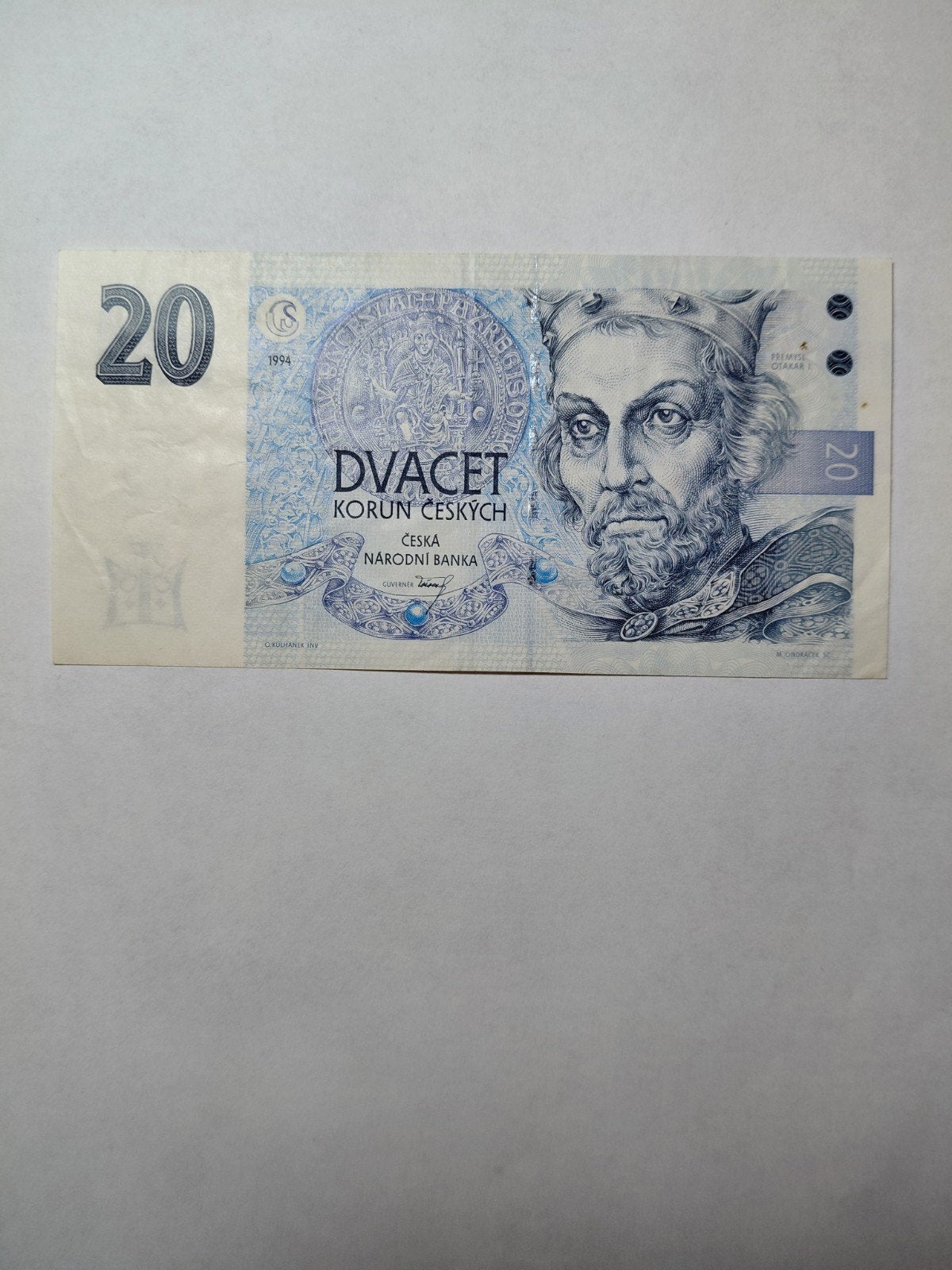 Tsjechië 20 korun 1994, Ophalen of Verzenden, Overige landen