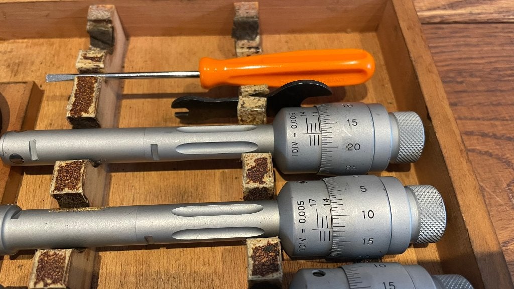 Tesa 3 punts binnen schroefmaten micrometer set 11-20mm, Doe-het-zelf en Verbouw, Draaibanken, -, -, Nieuw, Ophalen of Verzenden